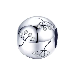 Pandora tarzı Karahindiba Charm - BSC053 (resim) Pandora tarzı Karahindiba Charm - BSC053