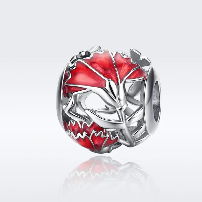 (resim) Pandora tarzı Karanfil Charm - BSC097 - Görüntüle 5