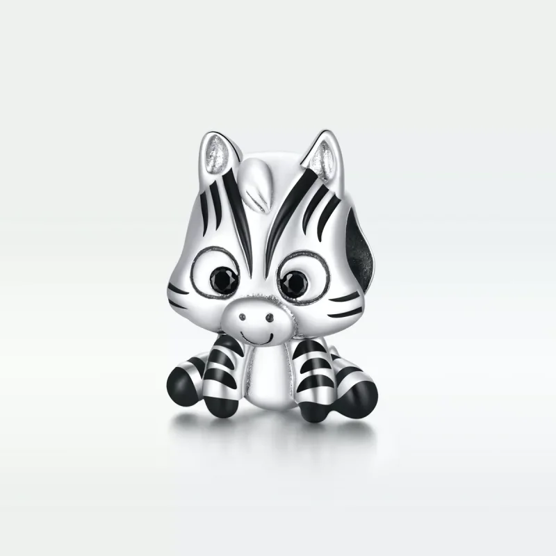 (resim) Pandora tarzı Karikatür zebra Charm - BSC387 - Görüntüle 5