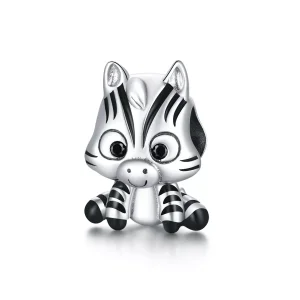 Pandora tarzı Karikatür zebra Charm - BSC387 (resim) Pandora tarzı Karikatür zebra Charm - BSC387