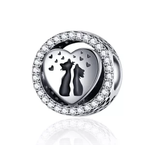 (resim) Pandora tarzı Kedi sevmek Charm - SCC1188