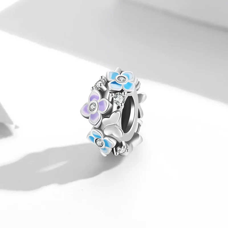(resim) Pandora tarzı Kelebek Aşk Çiçeği Charm - SCC2063 - Görüntüle 2