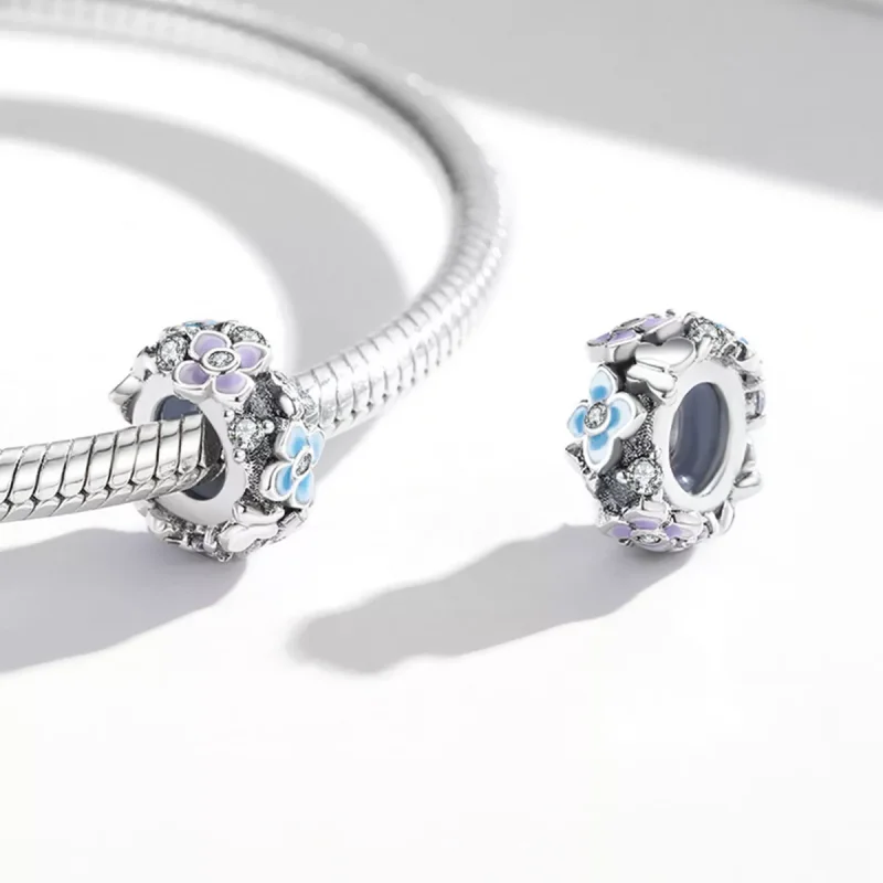 (resim) Pandora tarzı Kelebek Aşk Çiçeği Charm - SCC2063 - Görüntüle 4