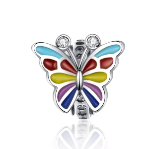 (resim) Pandora tarzı Kelebek Charm - SCC1195