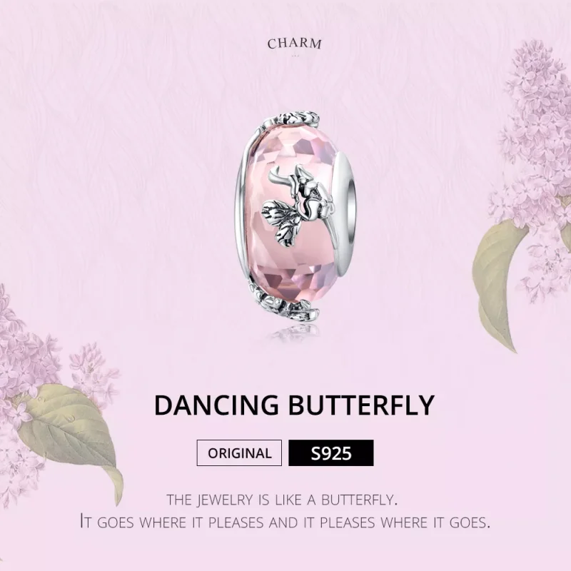 (resim) Pandora tarzı Kelebek Charm - SCC1285 - Görüntüle 2