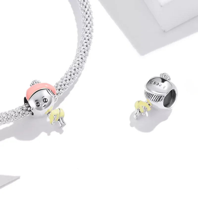 (resim) Pandora tarzı kız bebek Charm - SCC1845 - Görüntüle 4