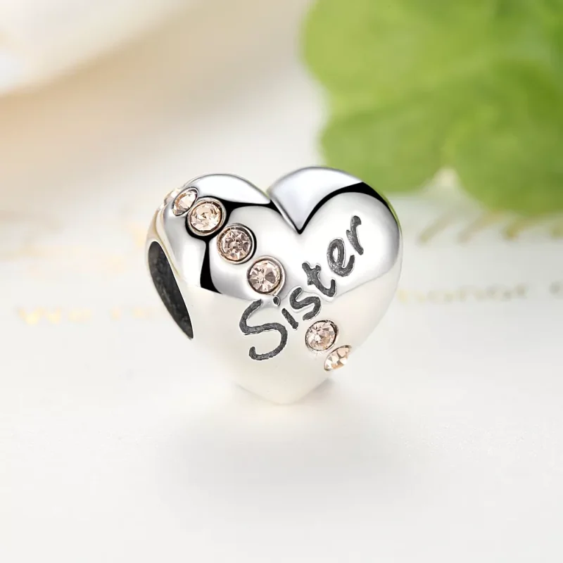 (resim) Pandora tarzı Kız kardeş Charm - SCC008 - Görüntüle 3