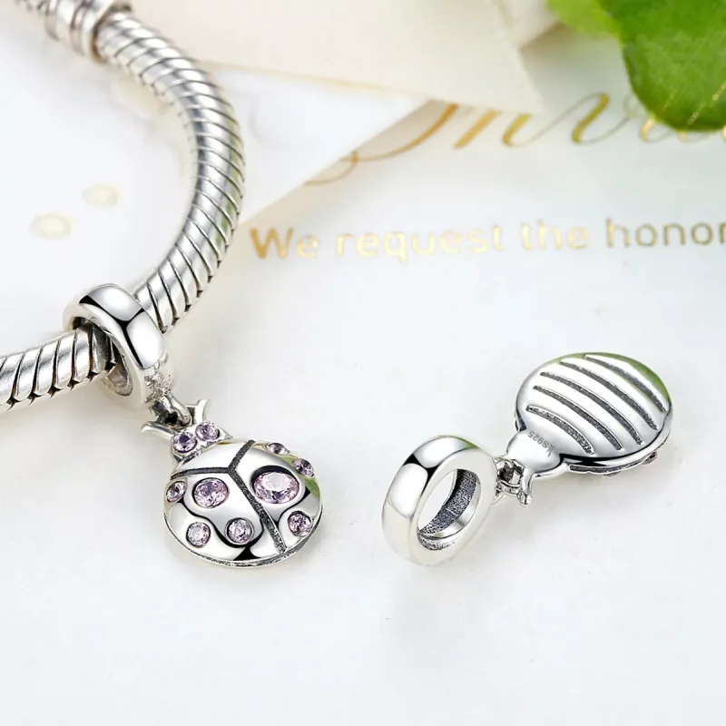 (resim) Pandora tarzı Küçük Böcek Sallantılı Charm - SCC023 - Görüntüle 3
