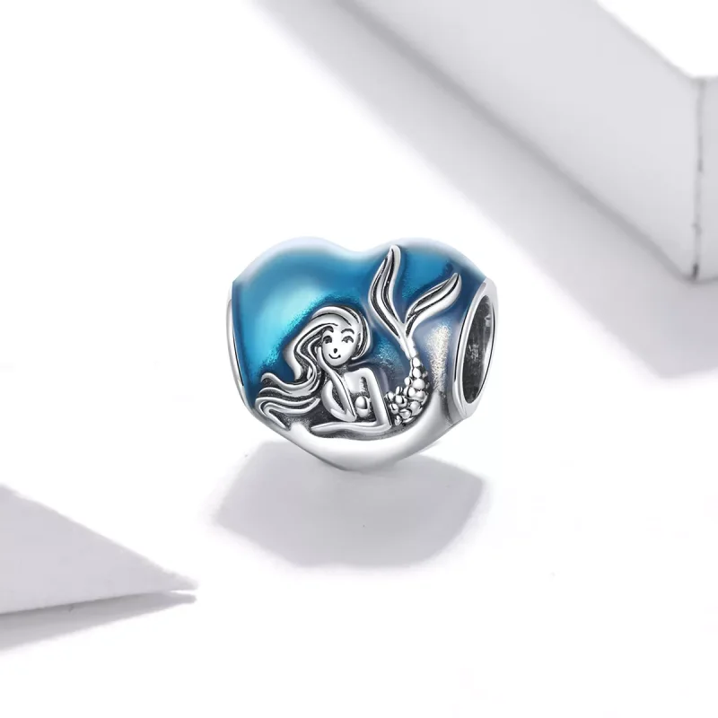 (resim) Pandora tarzı Küçük Deniz Kızı Rüyası Charm - SCC1801 - Görüntüle 2
