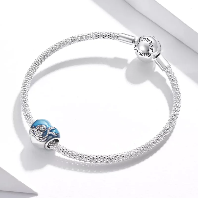 (resim) Pandora tarzı Küçük Deniz Kızı Rüyası Charm - SCC1801 - Görüntüle 3