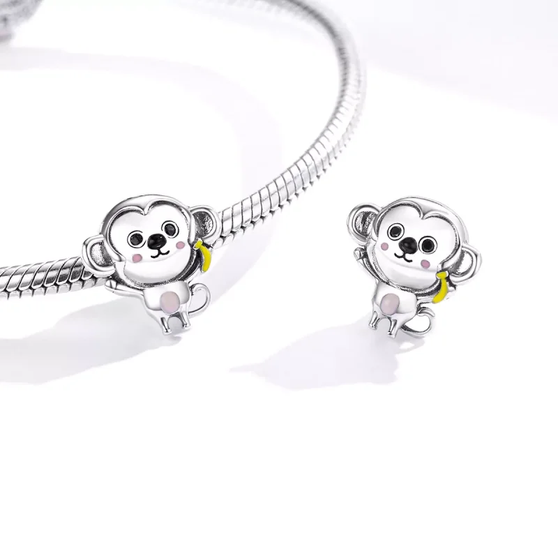 (resim) Pandora tarzı Küçük maymun Charm - SCC1575 - Görüntüle 4