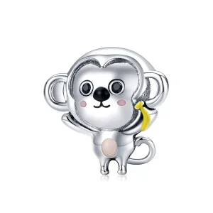 (resim) Pandora tarzı Küçük maymun Charm - SCC1575