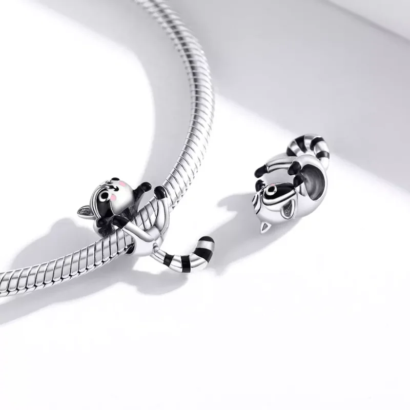 (resim) Pandora tarzı küçük rakun Charm - BSC403 - Görüntüle 4