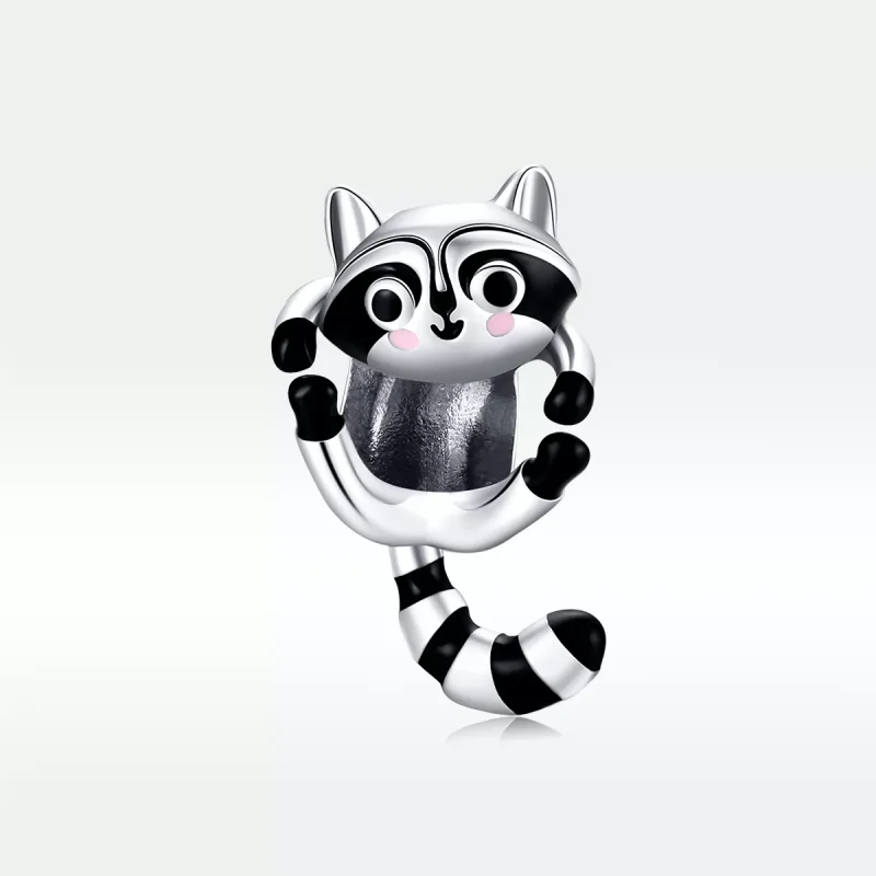 (resim) Pandora tarzı küçük rakun Charm - BSC403 - Görüntüle 5