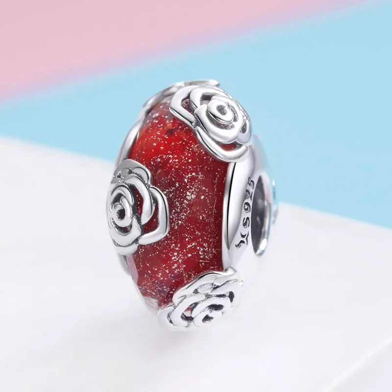 (resim) Pandora tarzı kokulu gül Charm - SCC1030 - Görüntüle 2