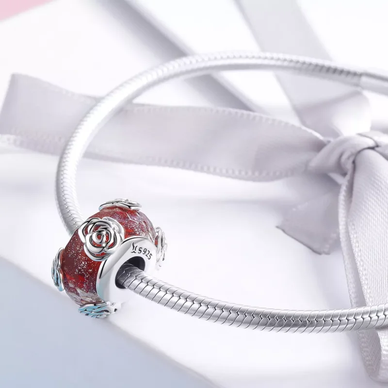 (resim) Pandora tarzı kokulu gül Charm - SCC1030 - Görüntüle 3