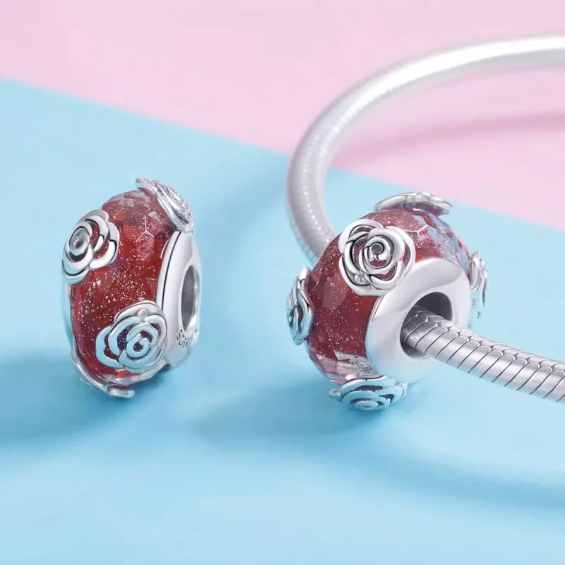 (resim) Pandora tarzı kokulu gül Charm - SCC1030 - Görüntüle 4