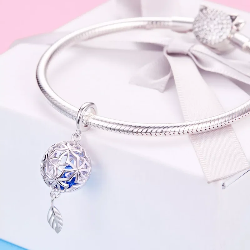 (resim) Pandora tarzı Korunmuş Çiçek Sallantılı Charm - SCC1123 - Görüntüle 3