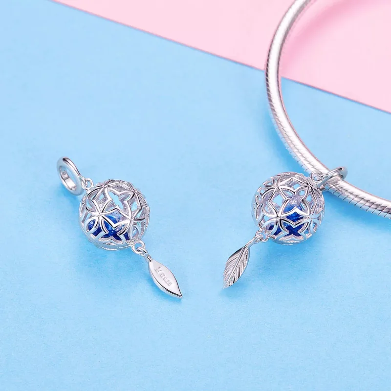 (resim) Pandora tarzı Korunmuş Çiçek Sallantılı Charm - SCC1123 - Görüntüle 4