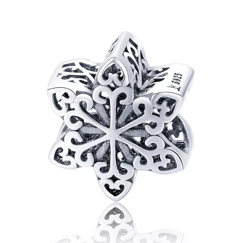 (resim) Pandora tarzı Köpüklü Kar Tanesi Charm - SCC719