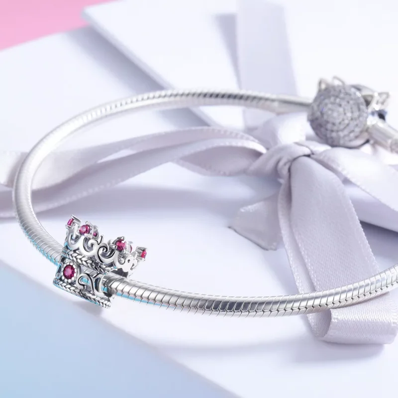 (resim) Pandora tarzı kralın tacı Charm - SCC776 - Görüntüle 3