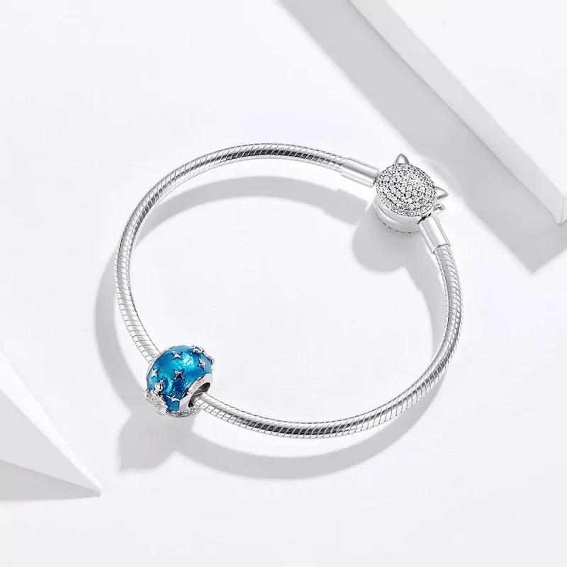 (resim) Pandora tarzı Kristal Kale Charm - SCC1225 - Görüntüle 4