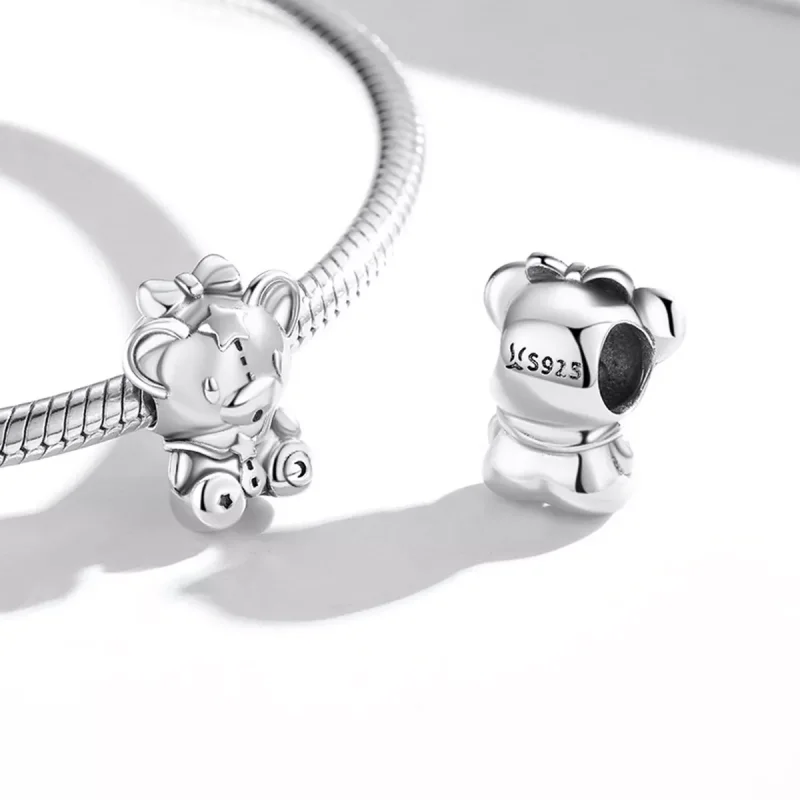 (resim) Pandora tarzı lacivert Cubs şanslı sembol - SCC2041 - Görüntüle 4