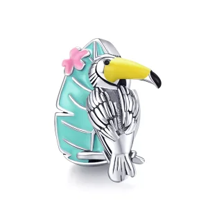 (resim) Pandora tarzı Leylek Charm - SCC1531