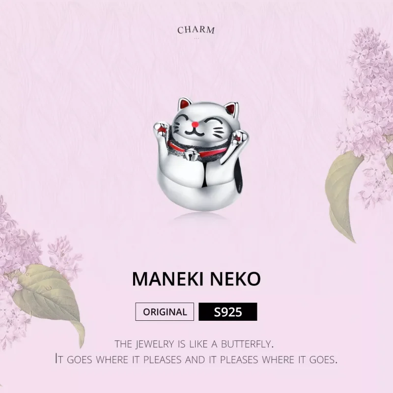 (resim) Pandora tarzı Maneki Neko Charm - SCC1178 - Görüntüle 2