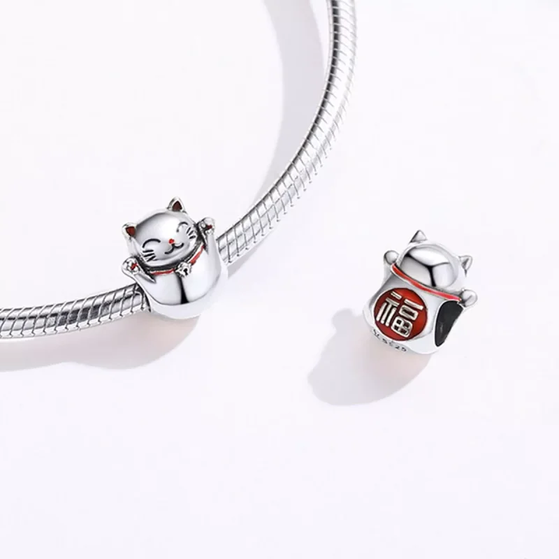 (resim) Pandora tarzı Maneki Neko Charm - SCC1178 - Görüntüle 4