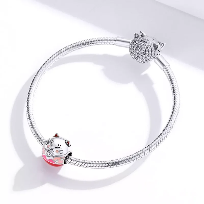 (resim) Pandora tarzı Maneki Neko Charm - SCC1341 - Görüntüle 3