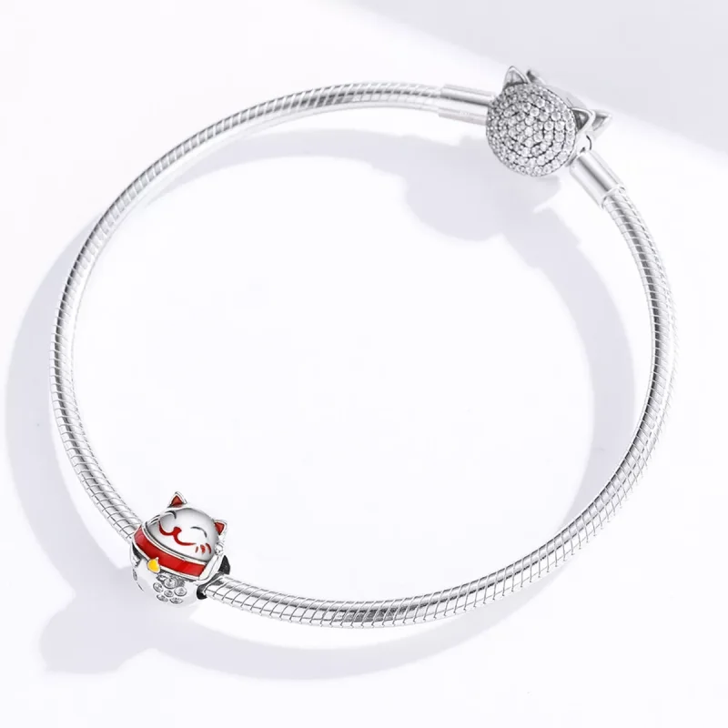 (resim) Pandora tarzı Maneki Neko Charm - SCC1374 - Görüntüle 3
