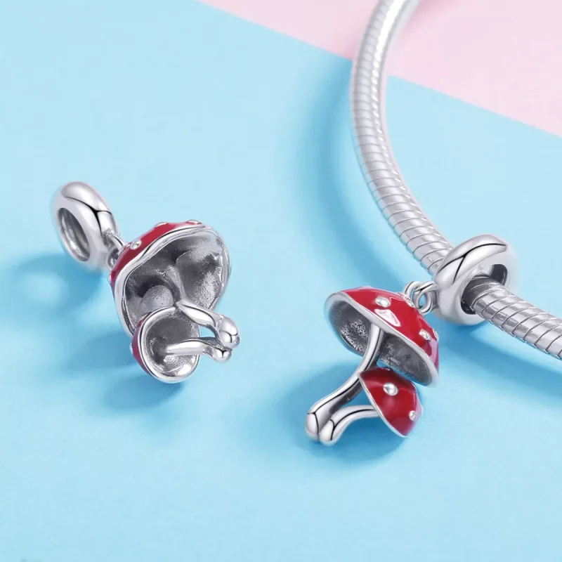 (resim) Pandora tarzı Mantar Sallantılı Charm - SCC1060 - Görüntüle 4