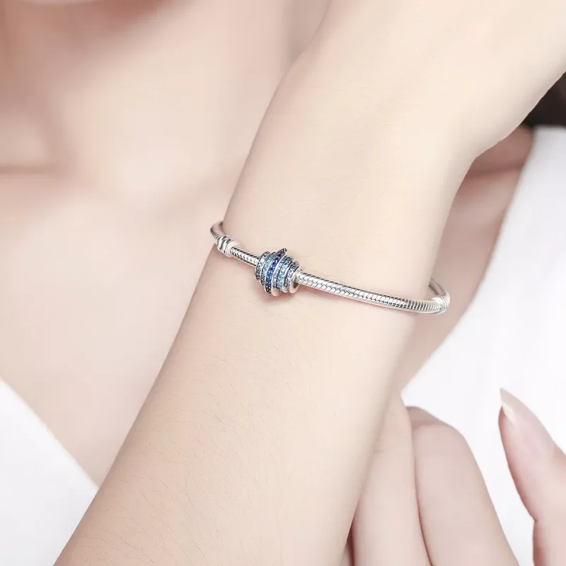 (resim) Pandora tarzı Mavi Ritim Charm - SCC129 - Görüntüle 2