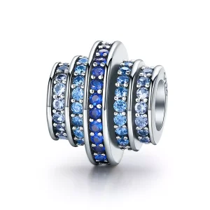 Pandora tarzı Mavi Ritim Charm - SCC129 (resim) Pandora tarzı Mavi Ritim Charm - SCC129