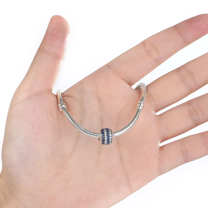 (resim) Pandora tarzı mavi sahil Charm - SCC104 - Görüntüle 4