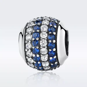 (resim) Pandora tarzı mavi sahil Charm - SCC104