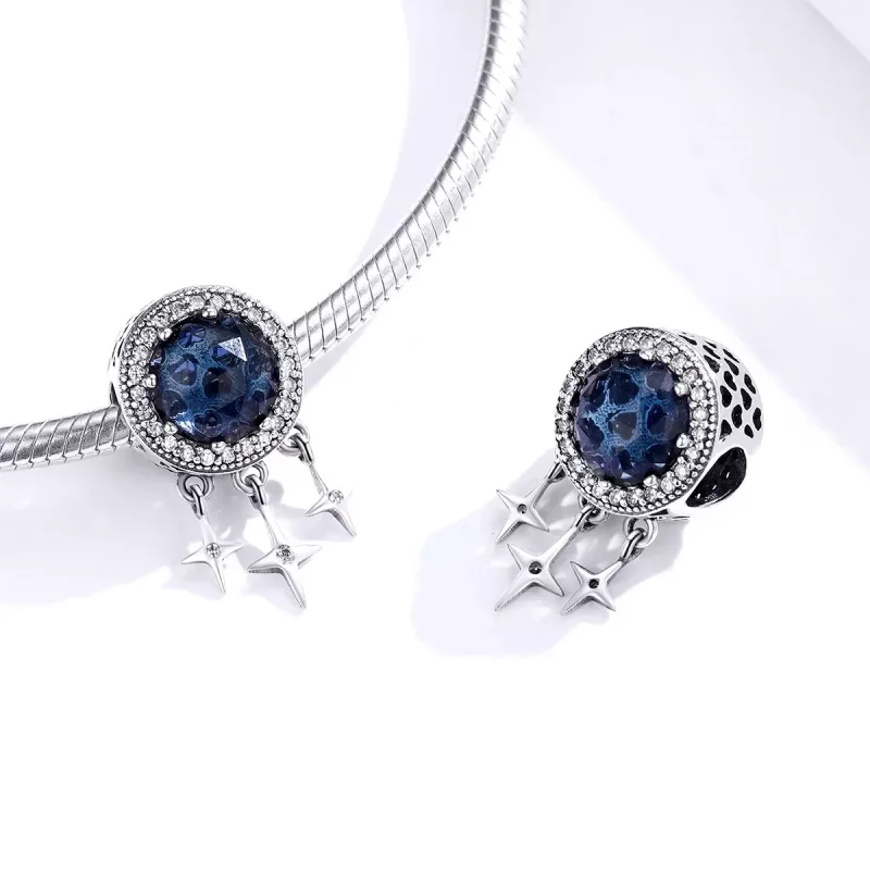 (resim) Pandora tarzı Mavi yıldız Charm - SCC1432 - Görüntüle 3