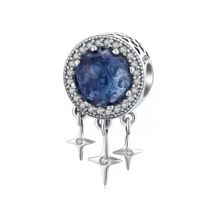 Pandora tarzı Mavi yıldız Charm - SCC1432 (resim) Pandora tarzı Mavi yıldız Charm - SCC1432