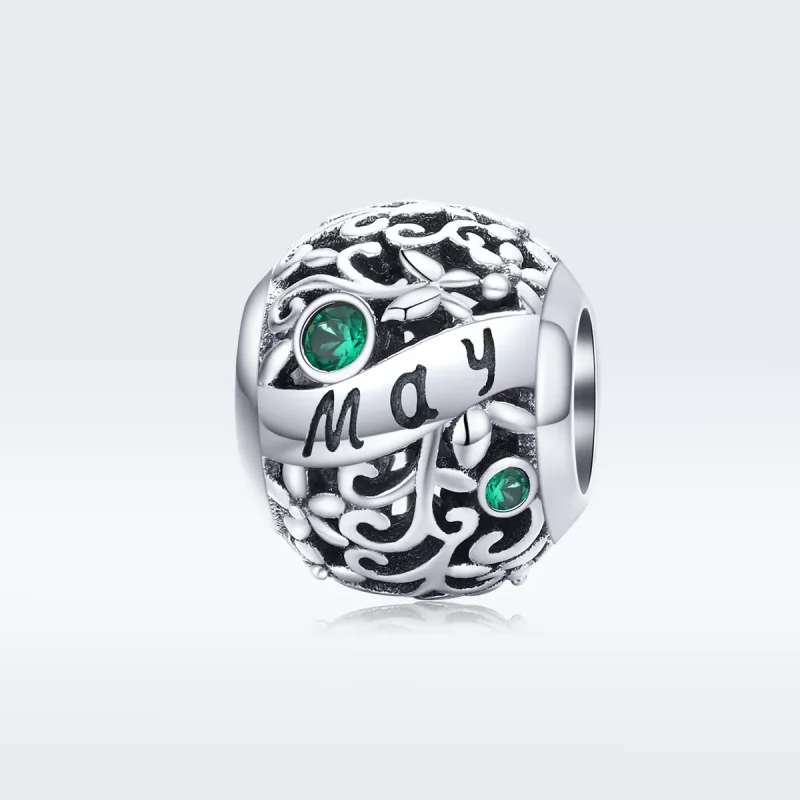 (resim) Pandora tarzı Mayıs doğum taşı Charm - SCC1385-5 - Görüntüle 5