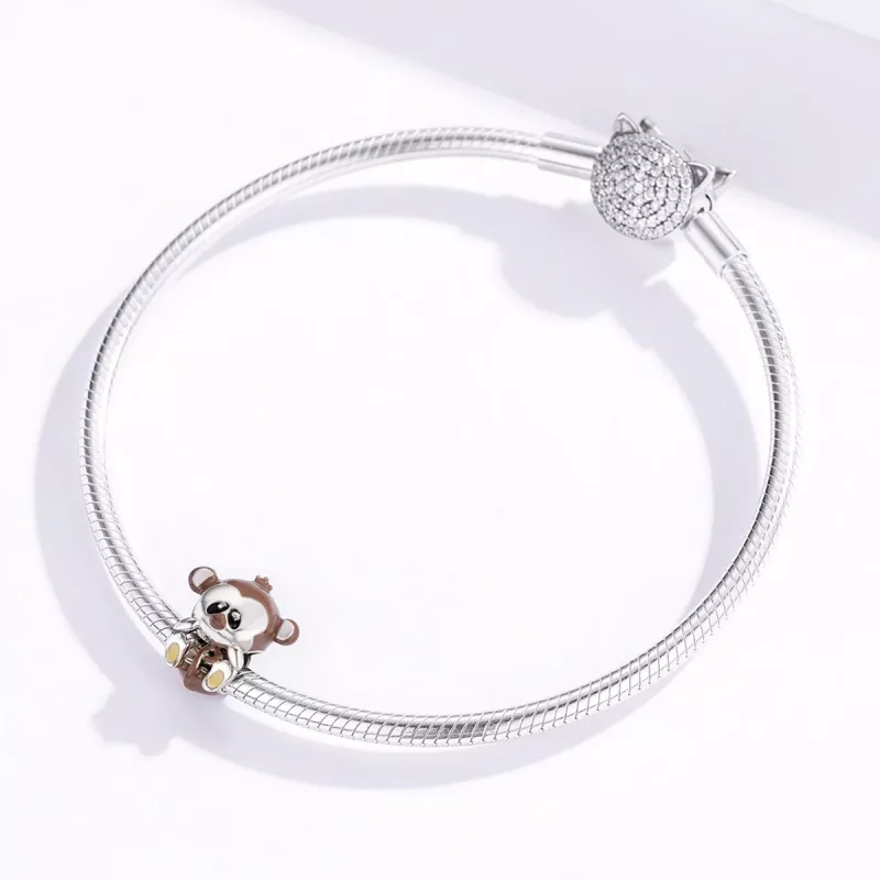(resim) Pandora tarzı Maymun Charm - BSC125 - Görüntüle 3