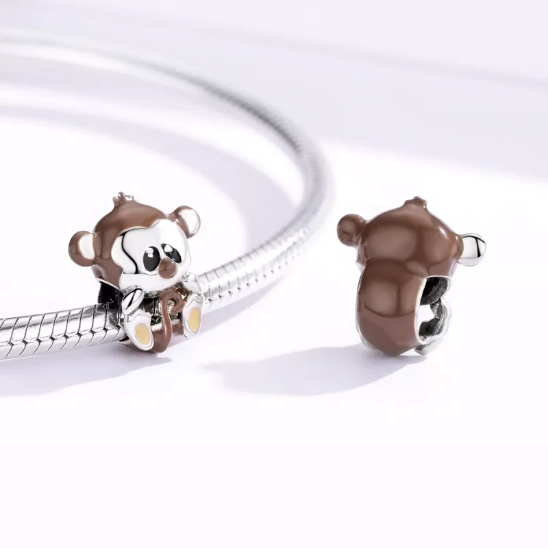 (resim) Pandora tarzı Maymun Charm - BSC125 - Görüntüle 4