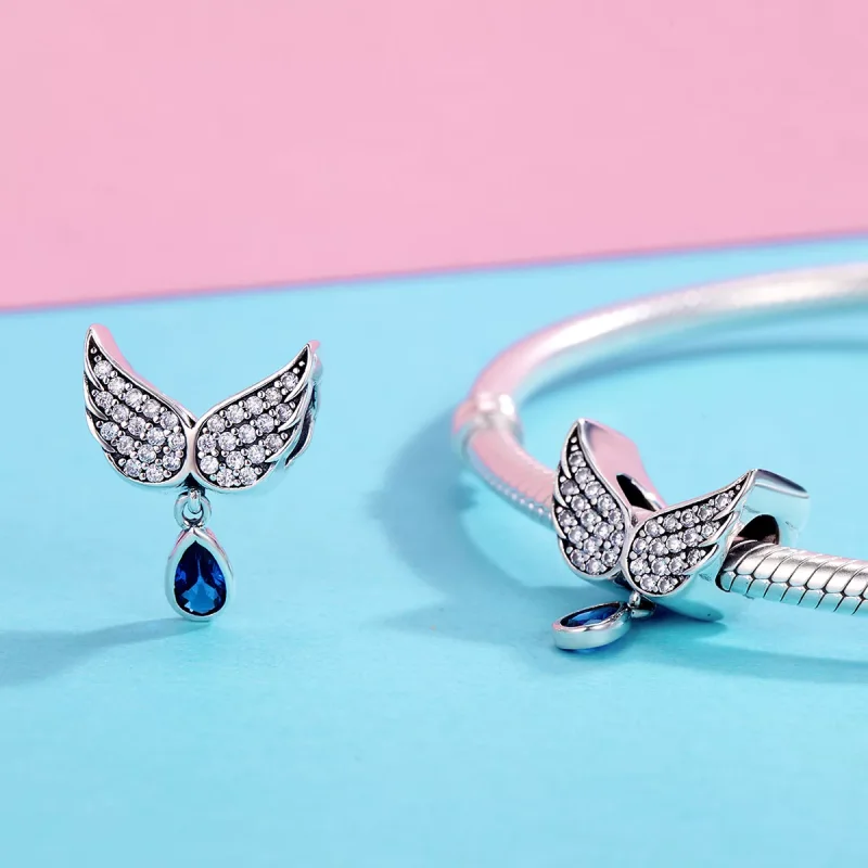 (resim) Pandora tarzı Melek kanatları Charm - SCC481 - Görüntüle 4