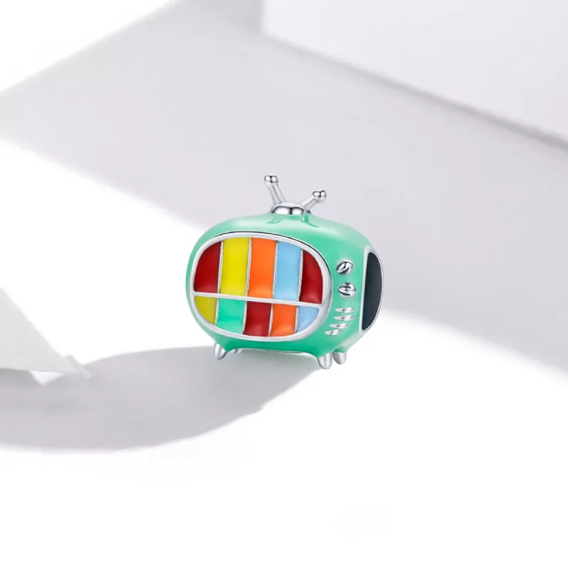 (resim) Pandora tarzı Mini Renkli Tv Charm - SCC1861 - Görüntüle 2