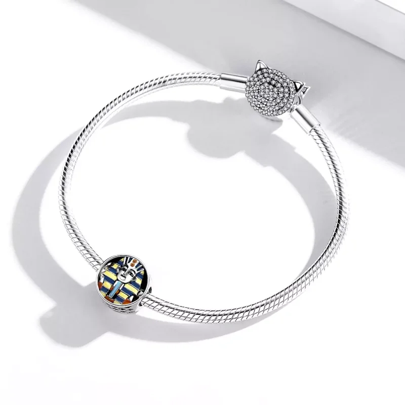 (resim) Pandora tarzı Mısır - Firavun Charm - SCC1858 - Görüntüle 3
