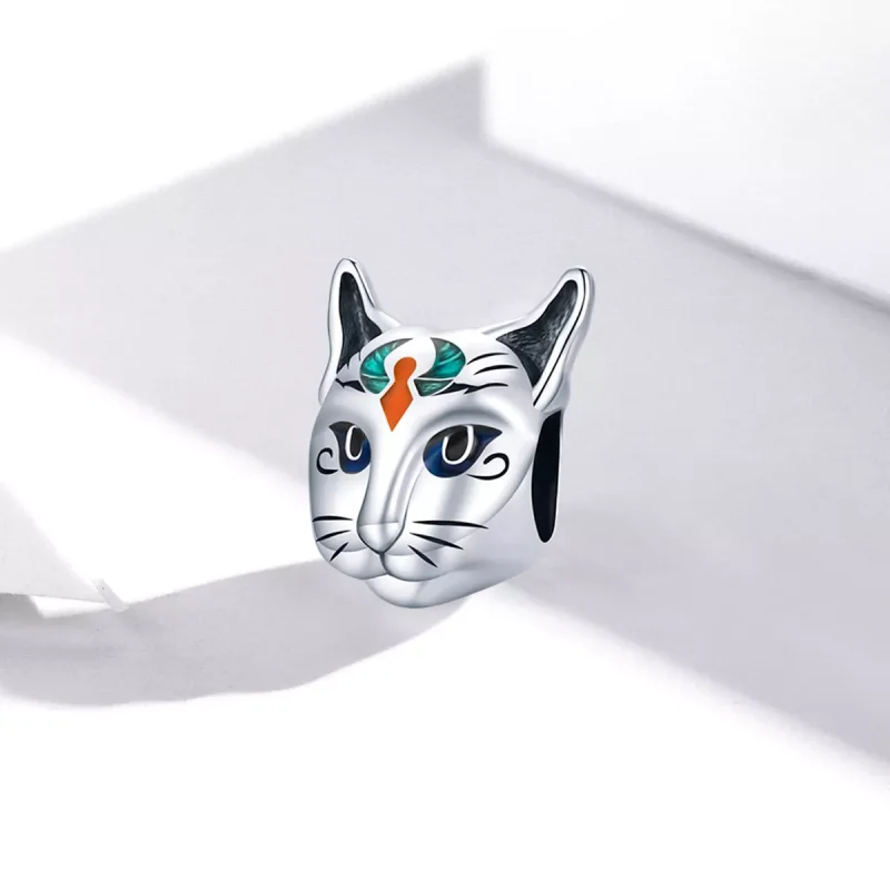 (resim) Pandora tarzı Mısır - Kedi Tanrı Bastet Charm - SCC1859 - Görüntüle 2