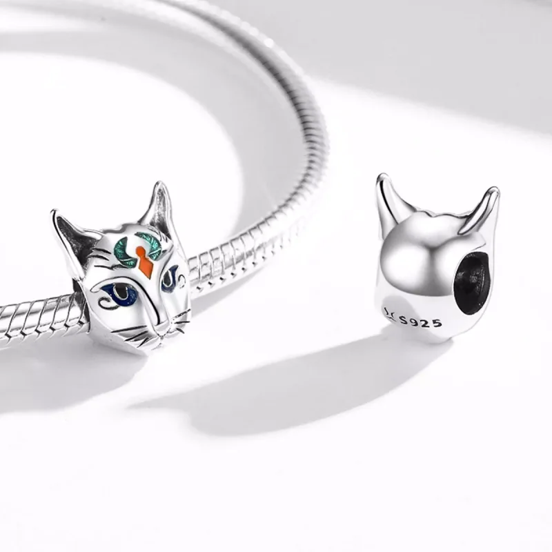 (resim) Pandora tarzı Mısır - Kedi Tanrı Bastet Charm - SCC1859 - Görüntüle 4