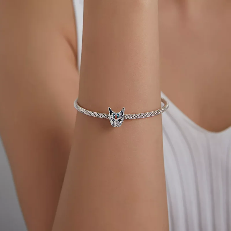 (resim) Pandora tarzı Mısır - Kedi Tanrı Bastet Charm - SCC1859 - Görüntüle 5