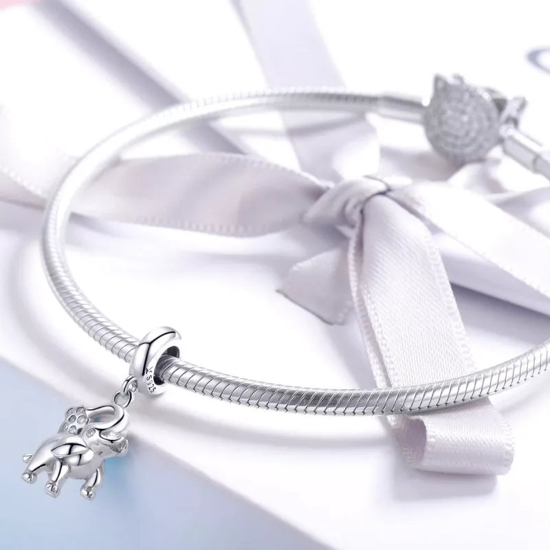 (resim) Pandora tarzı mutlu fil Sallantılı Charm - SCC1059 - Görüntüle 3