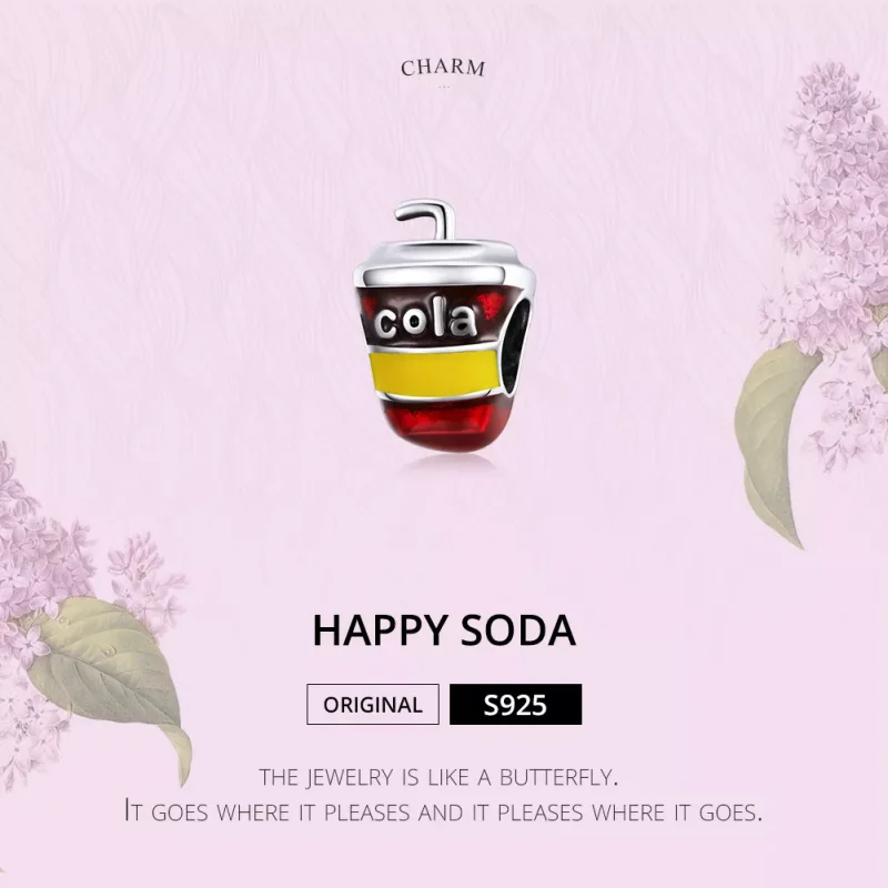 (resim) Pandora tarzı mutlu soda Charm - SCC1828 - Görüntüle 6